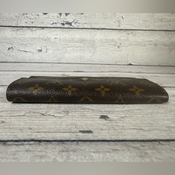 Louis Vuitton Portefeuille Sarah Long Bifold Wallet Monogram Canvas Leather - Picture 3 of 16